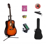 Gitara akustyczna MSA CW160+ zestaw akcesoriów